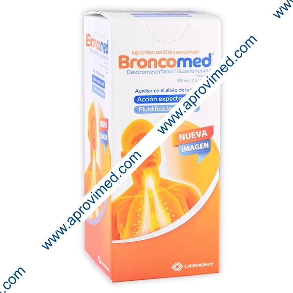 BRONCOMED SOL. ADULTO Fco. 120 ML. 300 MG-2 G/100 ML.