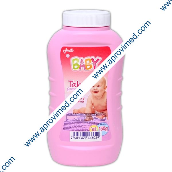 BABY TALCO PARA BEBÉ "Rosa" Fco. 150 G.