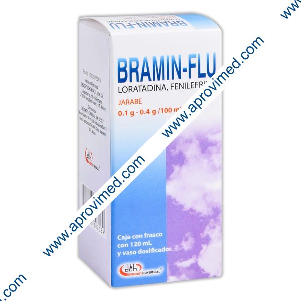 BRAMIN-FLU JARABE Fco. 120 ML. 0.1-0.4 G/100 ML.