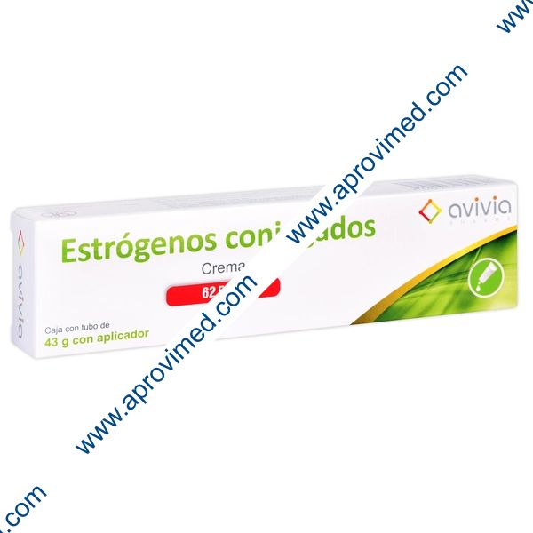 ESTRÓGENOS CONJUGADOS (Avivia) Cma. Vag. Tubo c/43 G. 62.5 MG/100 G.