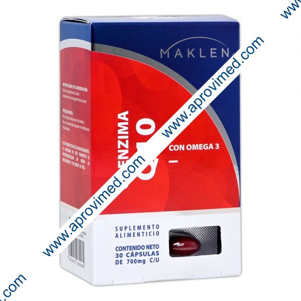 COENZIMA Q10 c/OMEGA 3 (Maklen) c/30 CAPS. 700 MG.