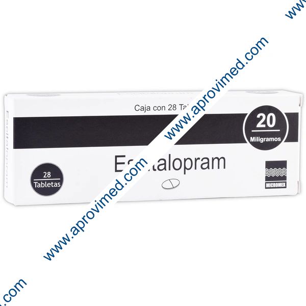 ESCITALOPRAM (Micro) c/28 TABS. 20 MG.