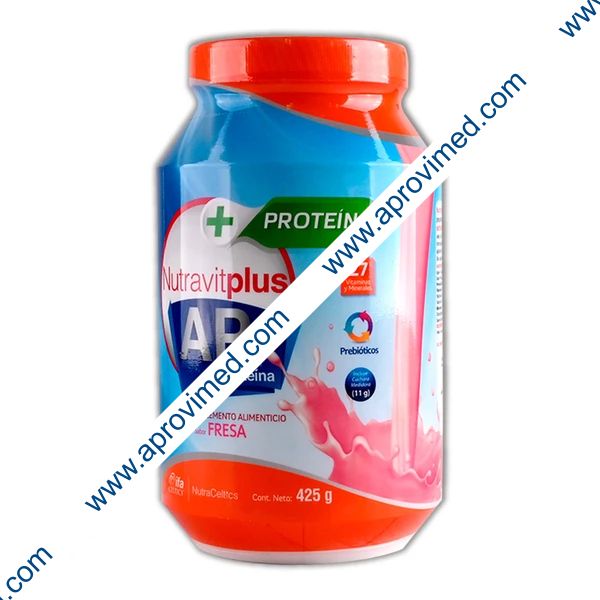 NUTRAVITPLUS AP Sabor FRESA Fco/Polvo 425 G.