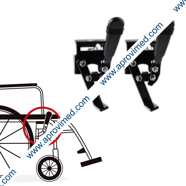 SISTEMA DE FRENO PARA SILLA DE RUEDAS c/2 Pzs.