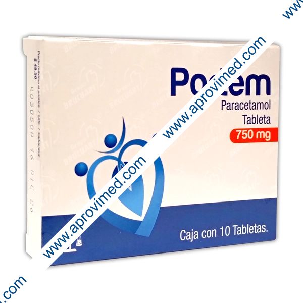 PORTEM c/10 TABS. 750 MG.