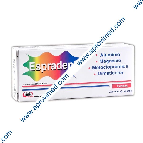 ESPRADEN c/30 TABS. 10/200/200/50 MG.