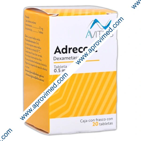 ADRECORT Cja/Fco. c/20 TABS. 0.5 MG.