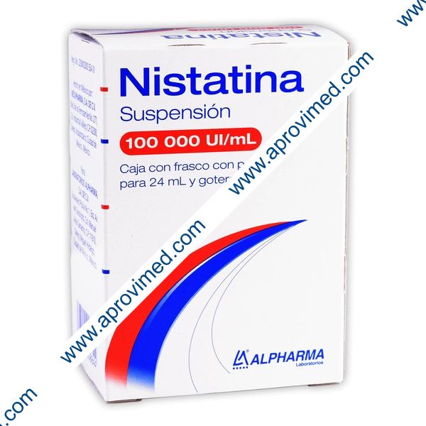 NISTATINA (Alpharma) SUSP. Fco./Gotero 24 ML. 100,000 UI/1 ML.