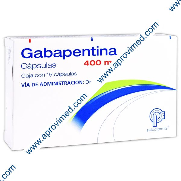 GABAPENTINA (Psicofarma) c/15 CAPS. 400 MG.