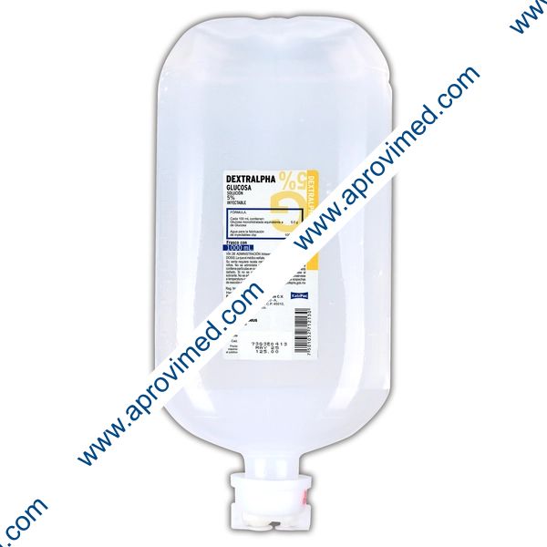 DEXTRALPHA Sol. Iny.  5% Frasco 1000 ML.