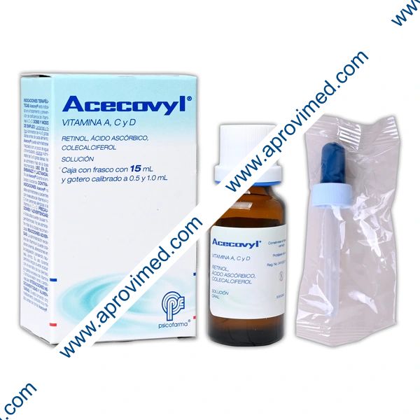 ACECOVYL SOL. Fco. y Gotero 15 ML. 5.28-125-1.80 MG/1 ML.