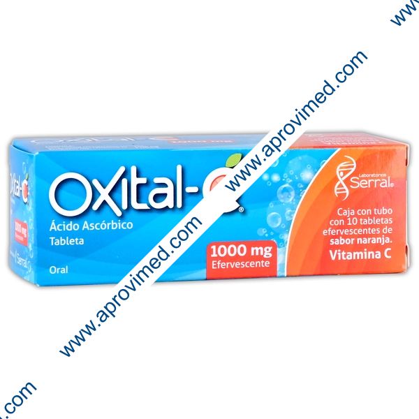 OXITAL-C c/10 TABS. EFERVS. Sab. Naranja 1000 MG.
