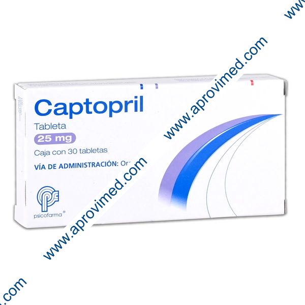 CAPTOPRIL (Psicofarma) c/30 TABS. 25 MG