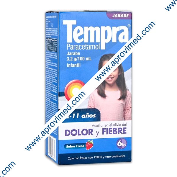 TEMPRA JARABE Infantil (2-11 años) Fco. 120 ML. 3.2 G/100 ML.