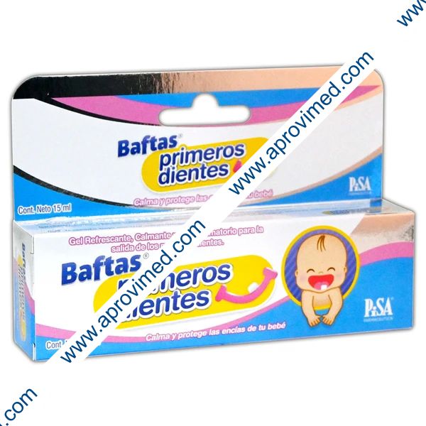 BAFTAS Primeros Dientes GEL GINGIVAL Tubo c/15 ML.