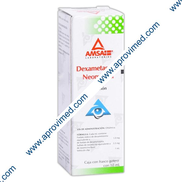 DEXAMETASONA/NEOMICINA (Amsa) Sol. Oft. Fco. Got. 10 ML. 1-3.5 MG/1 ML.