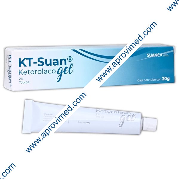 KT-SUAN GEL 2% TÓPICA Tubo c/30 G.