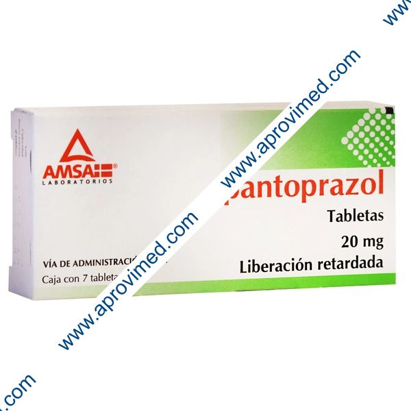 PANTOPRAZOL (Amsa) c/7 TABS. L.R. 20 MG.