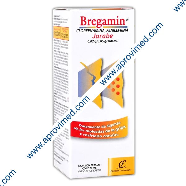 BREGAMIN JARABE Fco. 120 ML. 0.02-0.05 G/100 ML.