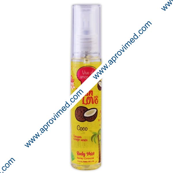 FRESH LOVE COCO Spray Corporal Fco. 60 ML.