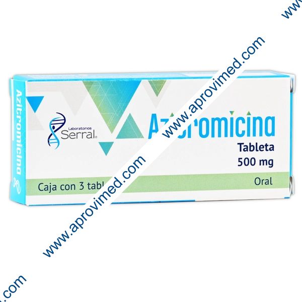 AZITROMICINA (Serral) c/3 TABS. 500 MG.