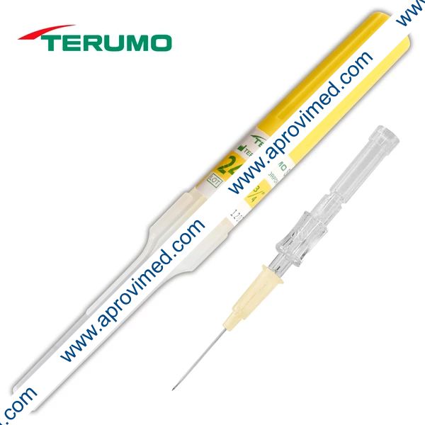 SURFLASH CATÉTER IV Radiopaco 24Gx3/4"(19mm) Amarillo c/1 Pza.