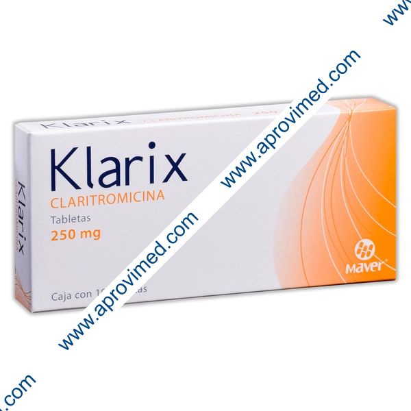 KLARIX c/10 TABS. 250 MG.