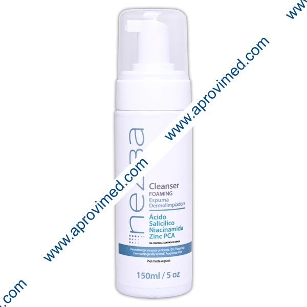 NEZIBA ESPUMA DERMOLIMPIADORA Piel Mixta a Grasa Fco. 150 ML.
