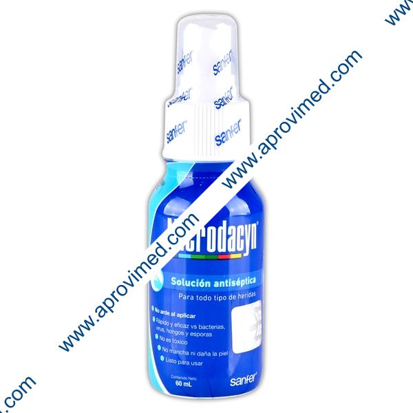 MICRODACYN SOL. ANTISÉPTICA Fco. Atomizador  60 ML. 55 PPM.