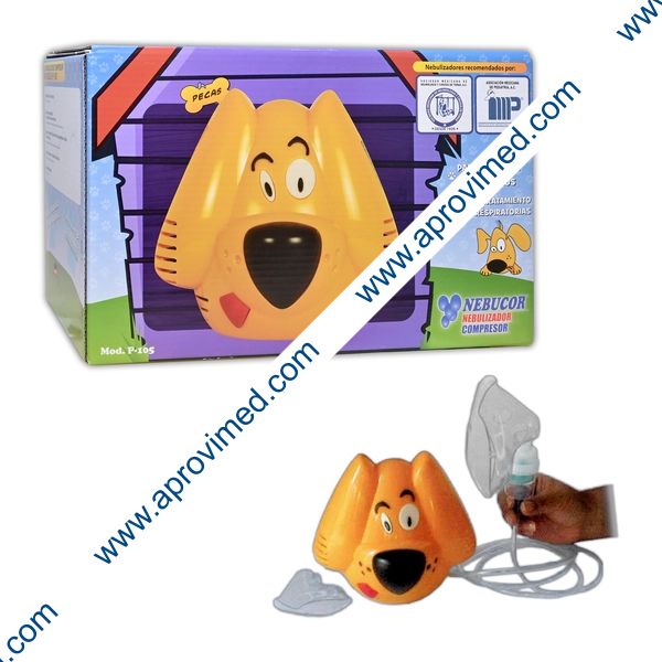 NEBULIZADOR COMPRESOR y ACCESORIOS (Nebucor) Infantil Mod. P-105 c/1 Pza.