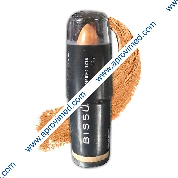 BISSÚ CORRECTOR PARA ROSTRO Tono 13-Salmon c/1 Pza. 4.7 G.