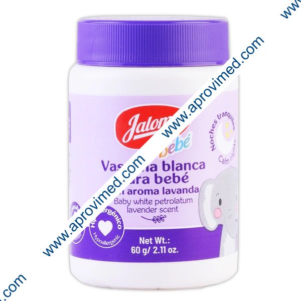 VASELINA BLANCA PARA BEBÉ (Jaloma) Aroma Lavanda Tarro c/60 G.