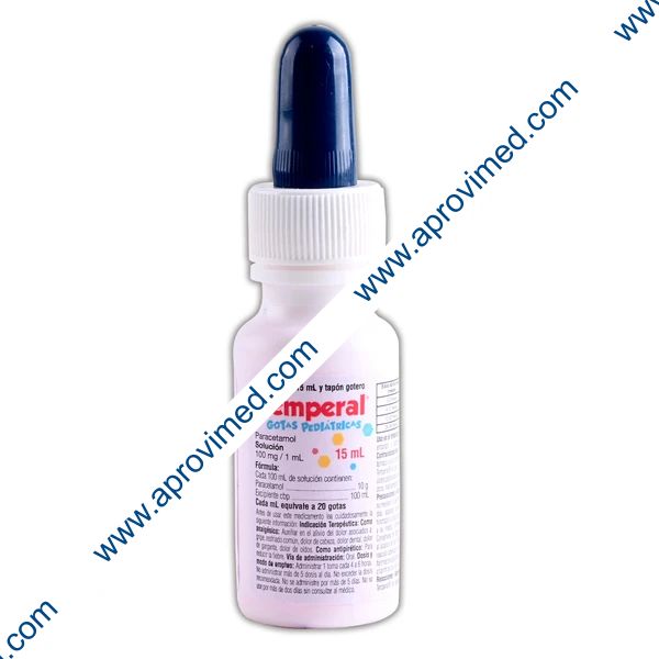 TEMPERAL SOL. Pedtca. Fco. Gotero 15 ML. 100 MG/1 ML.