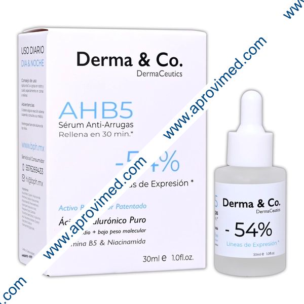 AHB5 SÉRUM ANTI-ARRUGAS Derma & Co. Fco. 30 ML.