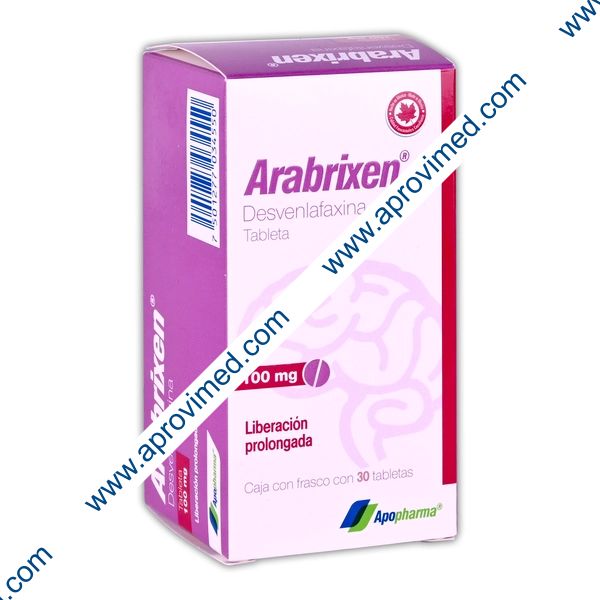 ARABRIXEN Cja/Fco. c/30 TABS. L.P. 100 MG.