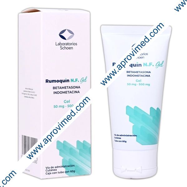 RUMOQUIN N.F. GEL Tubo c/60 G. 50-500 MG/100 G.
