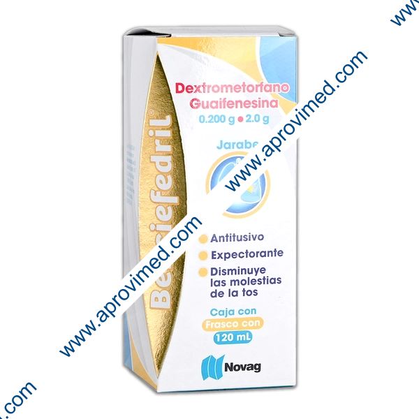 BENCIEFEDRIL JARABE Fco. 120 ML. 0.200-2.0 G/100 ML.