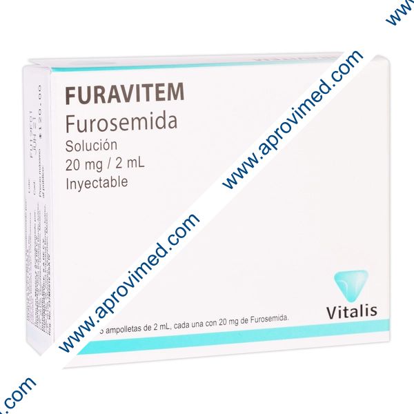 FURAVITEM Sol. Iny. c/5 AMPTAS. 20 MG/2 ML.