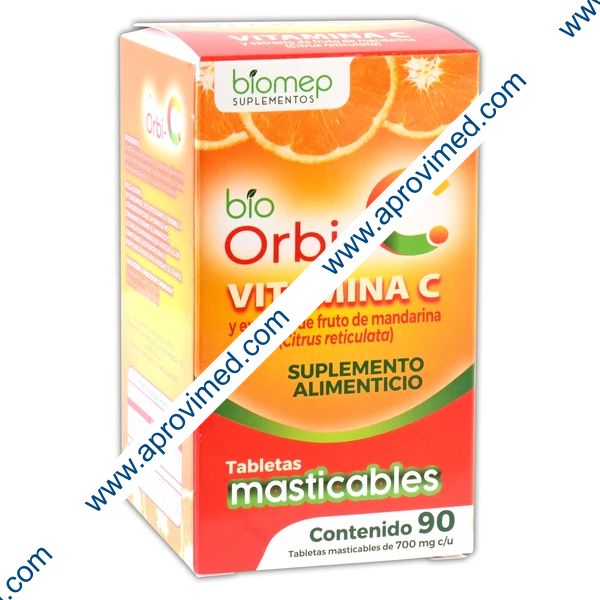 BIO-ORBI-C c/90 TABS. 700 MG.