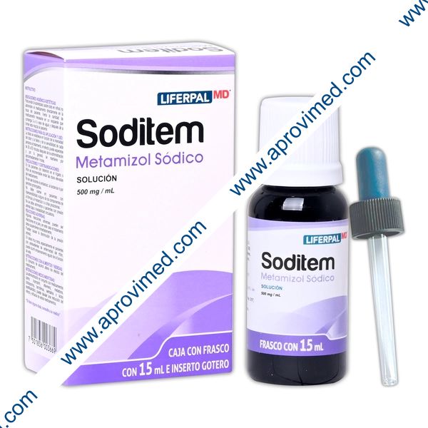 SODITEM SOL. Fco. Gotero 15 ML. 500 MG/1 ML.