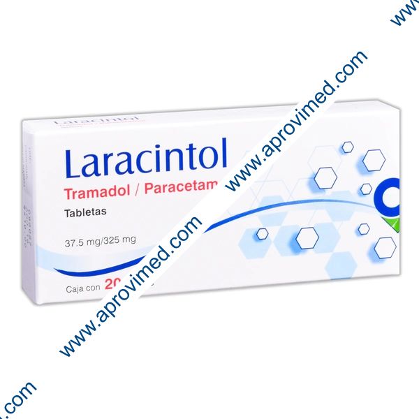 LARACINTOL c/20 TABS. 37.5/325 MG.