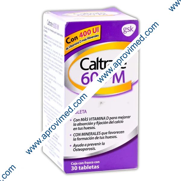CALTRATE 600+M c/30 TABS. 600 MG/400 UI.