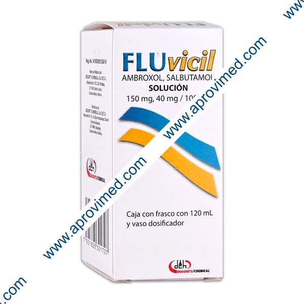 FLUVICIL SOL. Fco. 120 ML. 150-40 MG/100 ML.