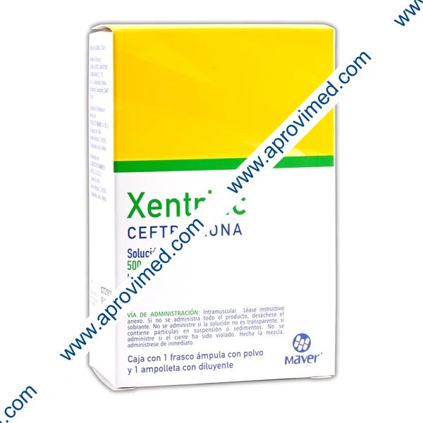 XENTRIAC I.M. Sol. Iny. c/1 FCO. AMP. 500 MG/2 ML.