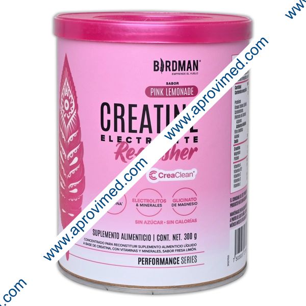 CREATINE ELECTROLYTE REFRESHER Sab. PINK LEMONADE Bote 300 G.