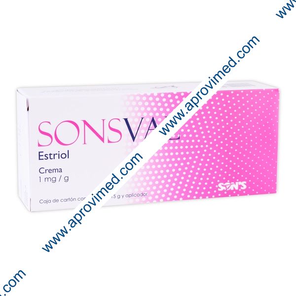 SONSVAL CREMA VAGINAL Tubo c/15 G. 1 MG/1 G. y Aplicador.
