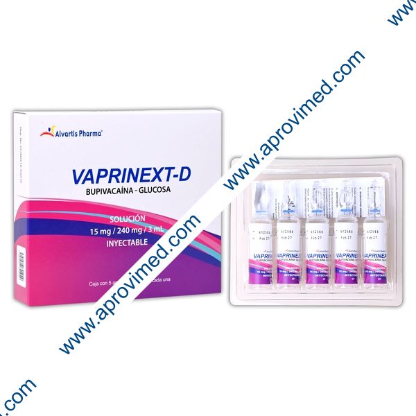 VAPRINEXT-D Sol. Iny. c/5 AMPTAS. 15-240 MG/3 ML.