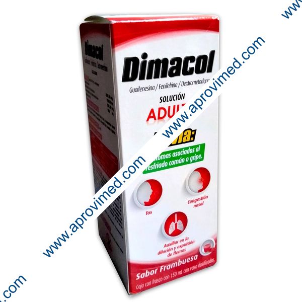 DIMACOL SOL. Adulto Fco. 150 ML. 2000-100-200 MG/100 ML.