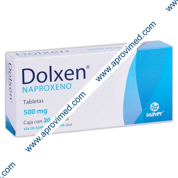 DOLXEN c/20 TABS. 500 MG.