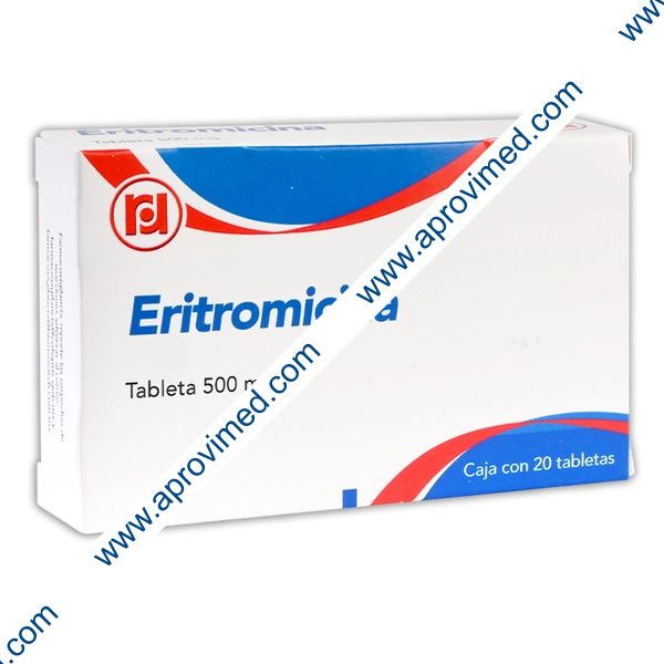 ERITROMICINA (Randall) c/20 TABS. 500 MG.